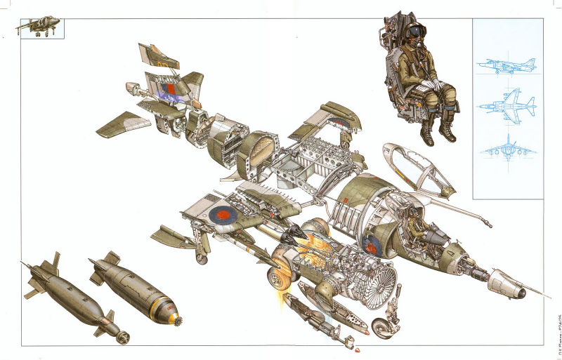 Illustration for article titled The amazing Star Wars vehicles and location cutaways by Hans Jenssen